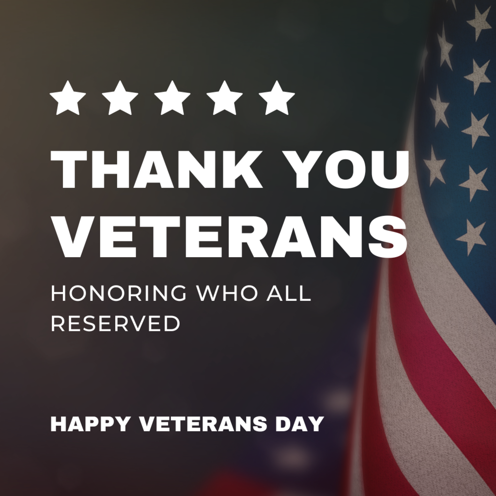 Thank You Veterans - Veterans Day